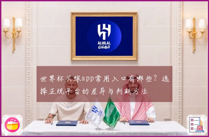 世界杯买球app常用入口有哪些？选择正规平台的差异与判断方法